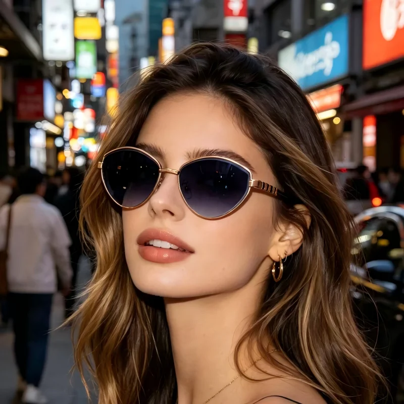 Óculos de Sol Femininos Olho d - Sunglasses Cat Eye avaliação e preço