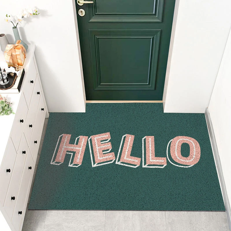 Funny Quirky Design Custom Door Mat Creative Floor Letters Entryway Dirt Trapping Mat Home Wear Resistant Non Slip Housewarming