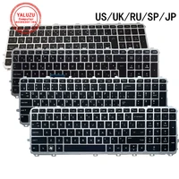Teclado para ordenador portátil US/UK/RU/SP/JP inglés/ruso/español/japonés para HP Envy 15-J 15-Q 15T-J 15Z-J 17-J 17T-J M6-N M7-J TPN-I110