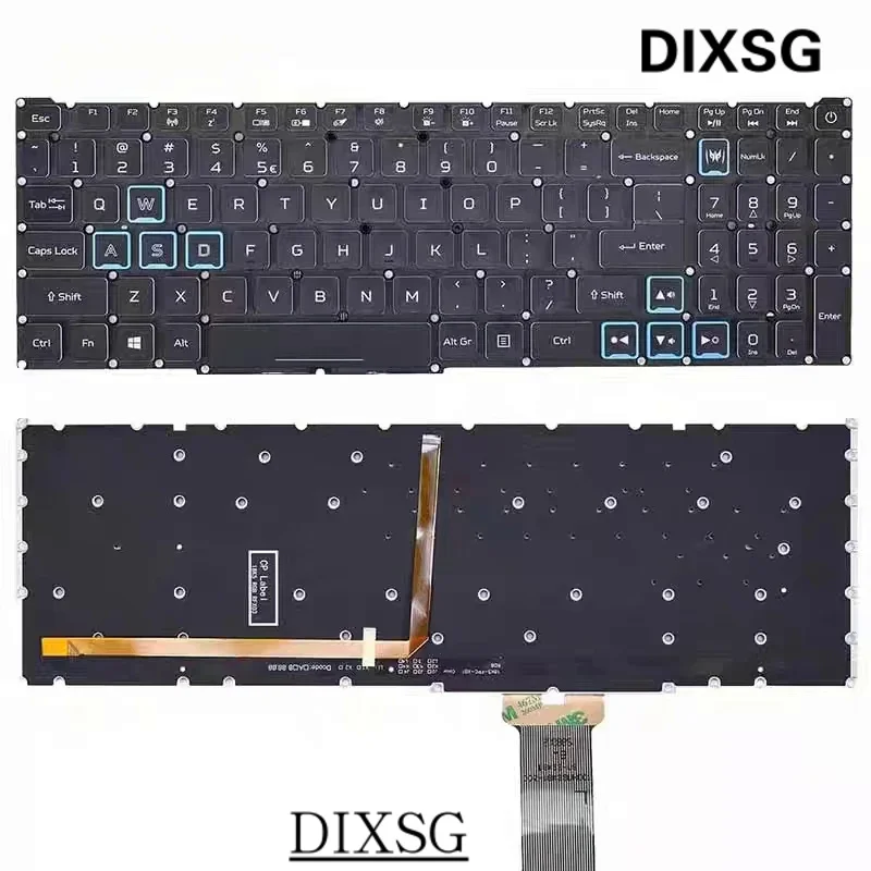 For Acer Predator Helios 300 PH315-53 PH317-53  AN517-52 AN715-51 Keyboard