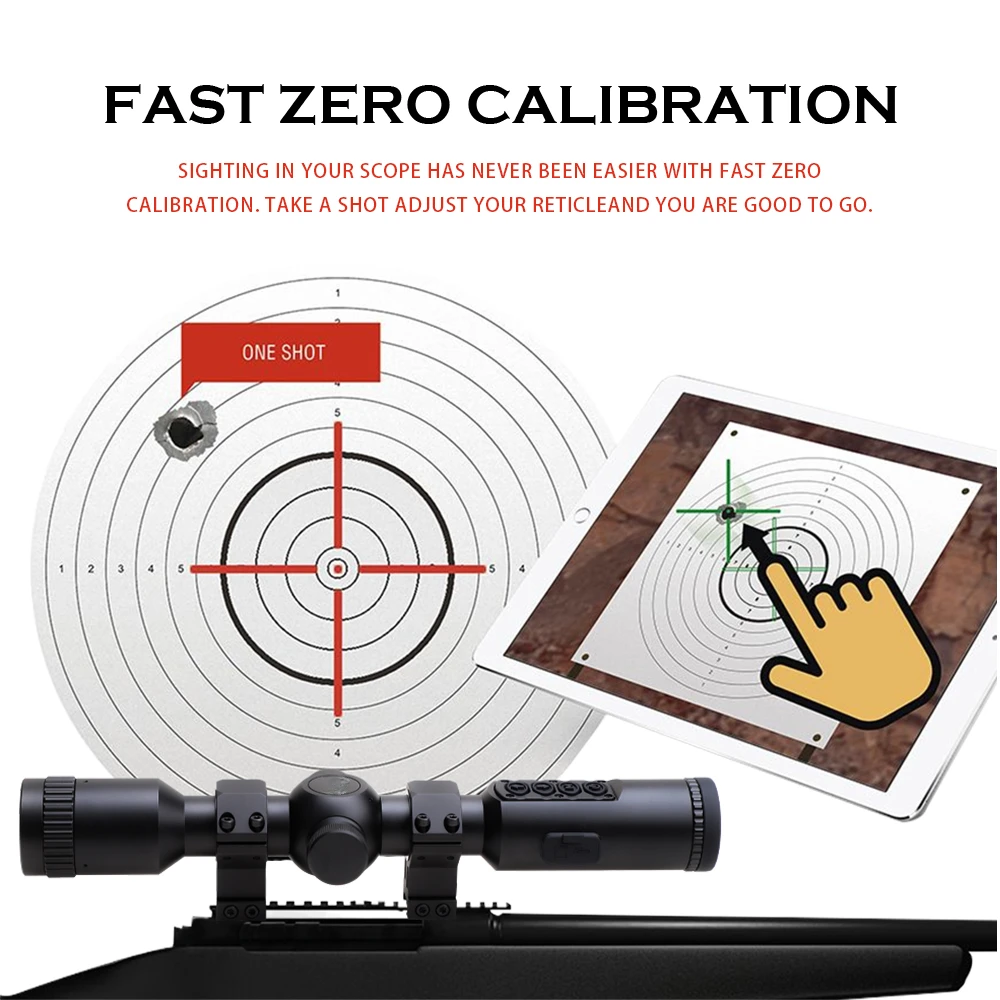 TGS225 狩猟用サーマルイメージングスコープ 384*288 解像度 高品質ビデオ録画 PIP WIFI