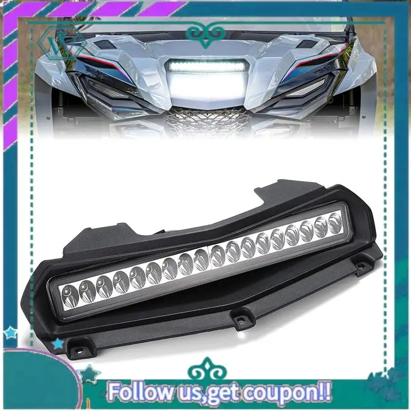 

AA92-1 Piece Hood Scoop Light Front Auxiliary Spot Light Black Plastic For RMAX2/RMAX4 1000 2021-2023