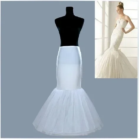 

Wedding Accessories One Hoop Petticoat Slip Crinoline For Mermaid Wedding Dresses Underskirt