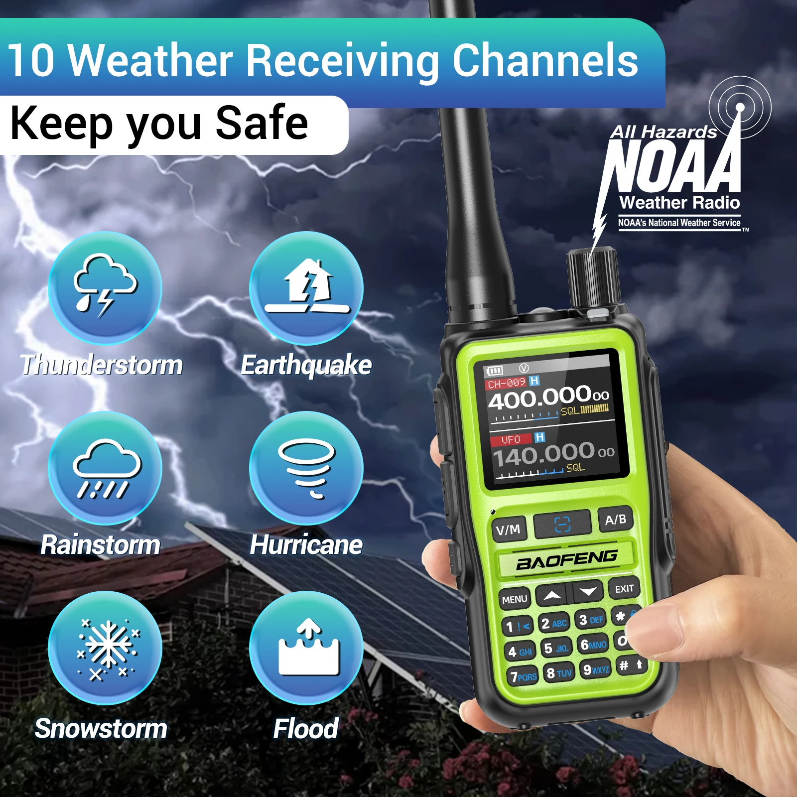 BAOFENG UV-5R جهاز اتصال لاسلكي صغير رباط هوائي بلوتوث برمجة نسخة لاسلكية تردد 999CH كامل النطاق طويل المدى راديو اتجاهين
