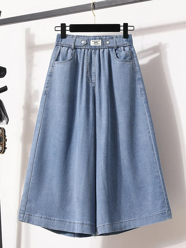 

High Waist Wide Leg Jeans Women's Summer New Loose Slimming Seven-Foot Straight Cut Pants Thin Model Commute Style Casual Lei...