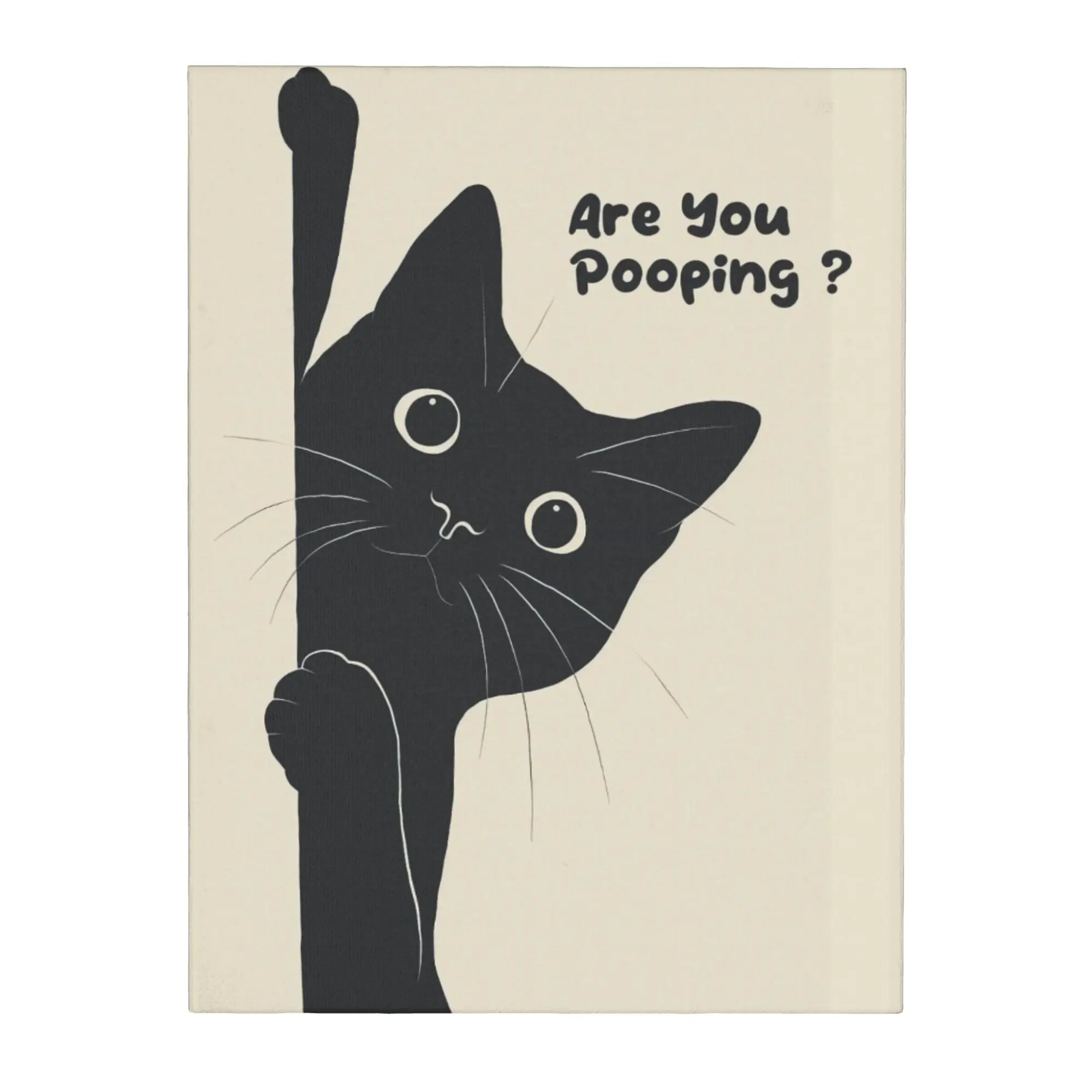 Unframed Canvas Wall Painting Are You Pooping Wall Decor Apartment  Home Decoration Gift Customerized Painting 12x16inch,