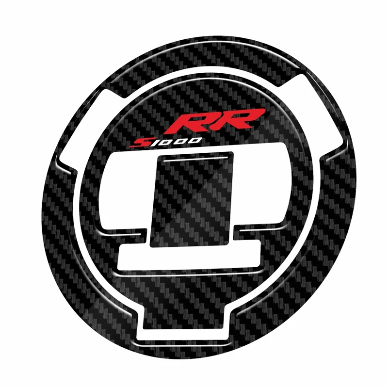 5D دراجة نارية ألياف الكربون خزان الوقود الغاز غطاء تغليف وسادة واقية الشارات ملصق ل S1000RR S1000 RR 2009-2023