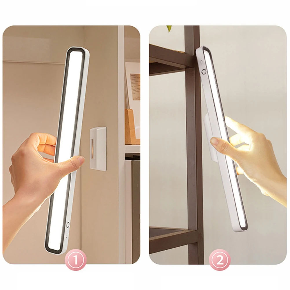 【~ Novo FDDT】Luminária de Mesa LED Recarregável USB com Dimerização Contínua, Luminária de Mesa Suspensa para Quarto, Leitura e Luz Noturna