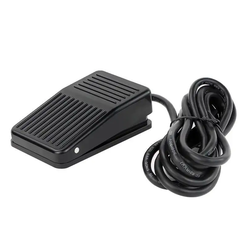 TFS-01 Foot Switch with Cable Machine Tool Pedal Foot Control Switch 2m Wire Self-Resetting Foot Pedal