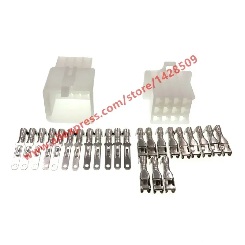 1 Set 12 Pin Female Male Wiring Harness Automotive Connector With Terminals For Auto Motorcycle