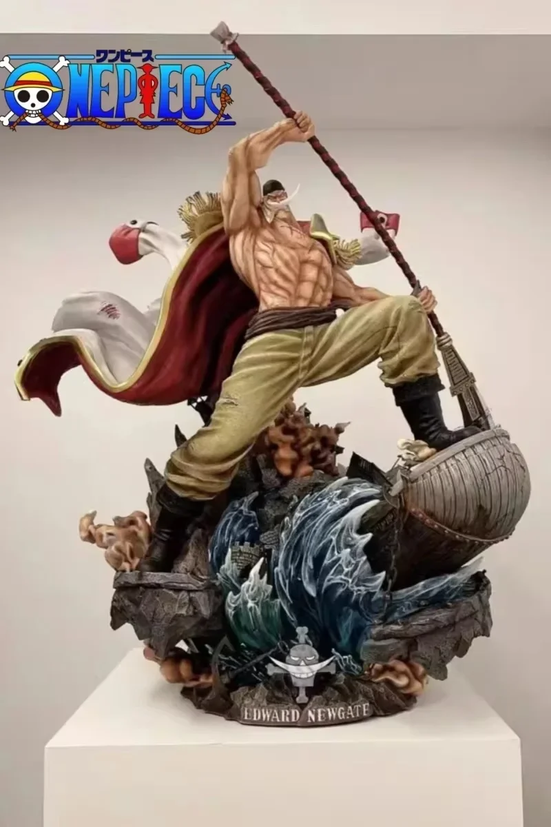 41cm One Piece Anime Figure On Top Of The War Edward Newgate Action Figurine Statue Pvc Model Collection Toys Birthday Gifts