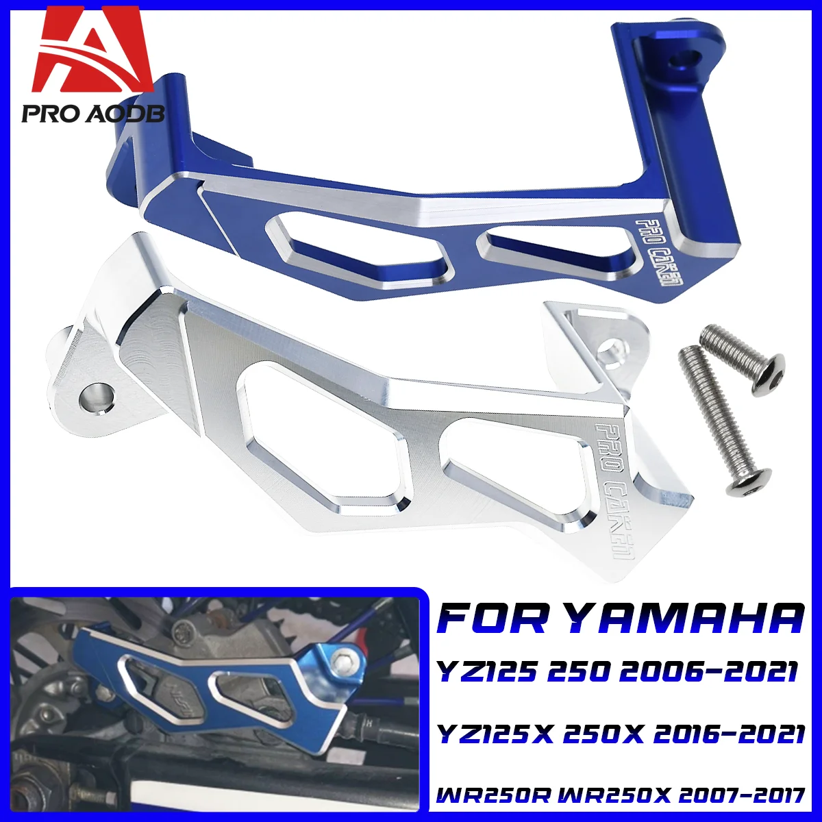 

Motorcycle Rear Brake Caliper Guard Protector For Yamaha YZ125 YZ250 YZ250F YZ450F WR250F WR450F YZ WR 250F 450F 2006 2007-2023