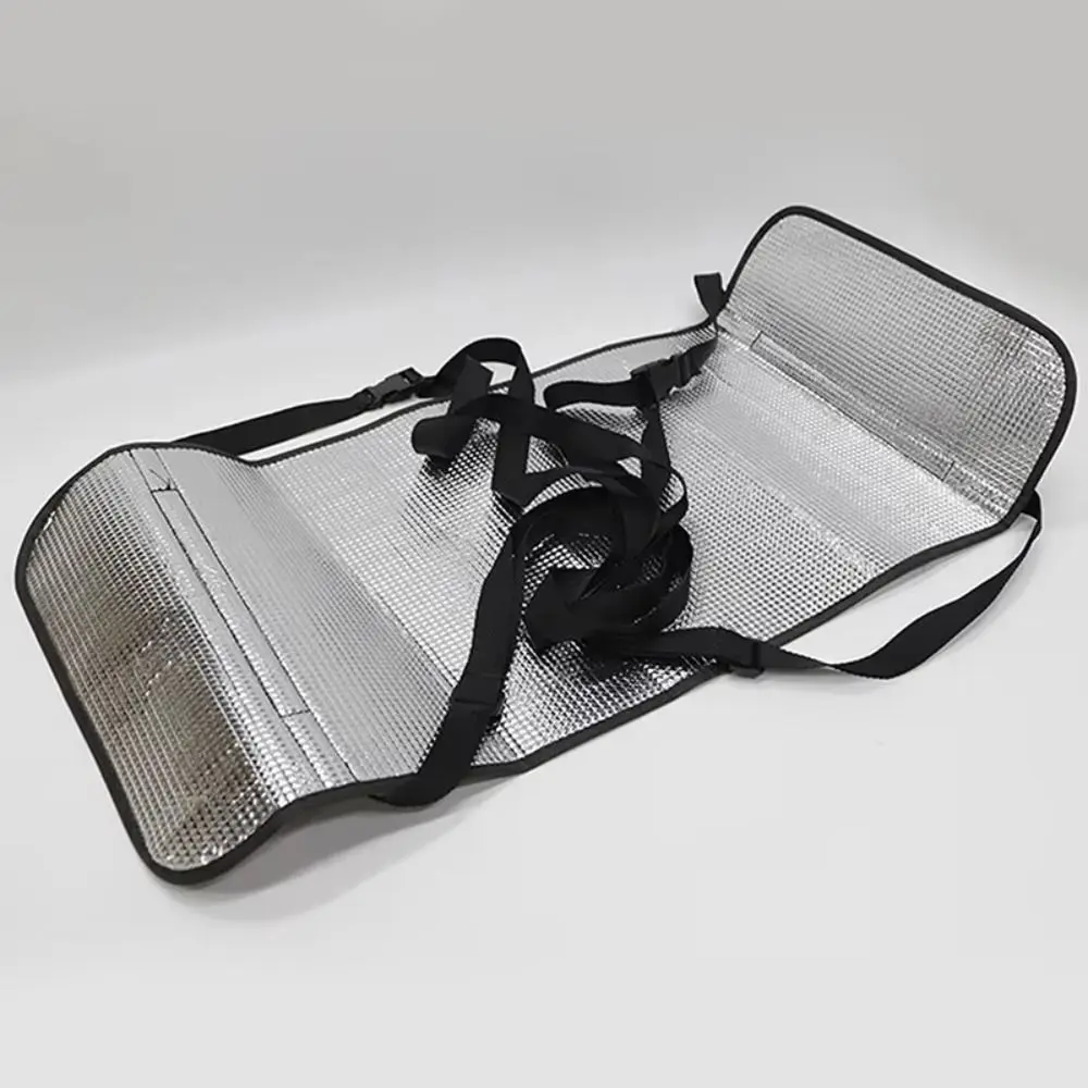 Heat-insulating Aluminium Foil Air Conditioner Cover Silver Air Conditioner Protective Waterproof Dust Cover Outdoor