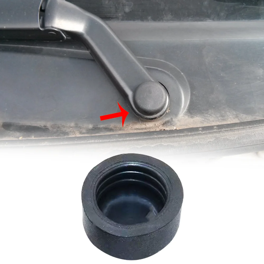 1X NEW Car Windshield Wiper Arm Cap For Peugeot 206 2009 2010 2011 2012 Nut Screw Bolt Protector Cover Replacement Part 1324768