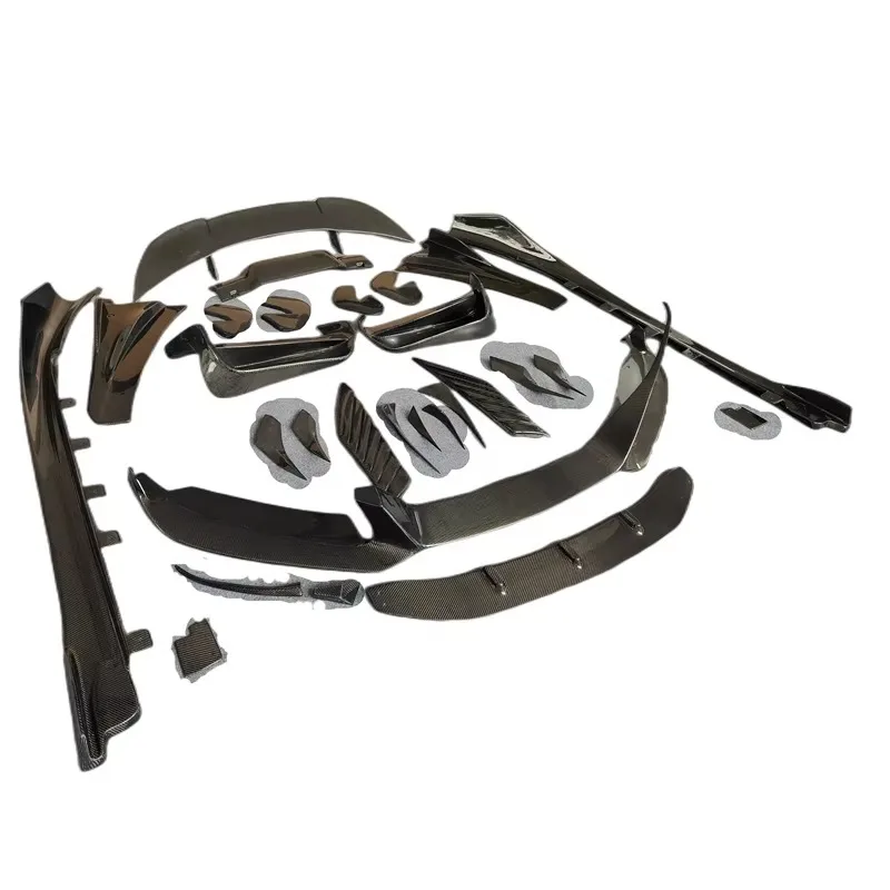 

Auto Parts Carbon Fiber Front Rear Bumper Lip Canards Splitter Rear Spoiler Body Kit For Bmw I8 EB Style Bodykit