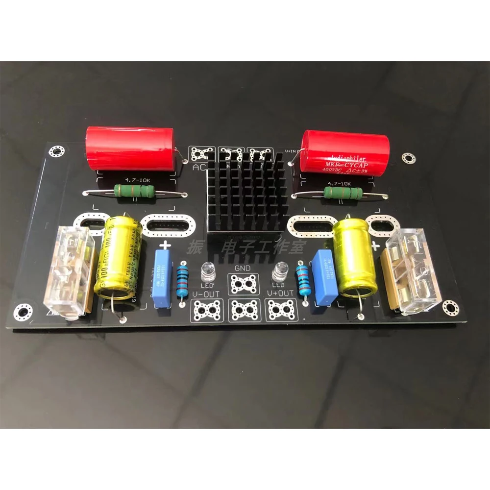 SpRAGUE 75v 67000uf X2 Rectifier Filter Capacitor Board Amplifier Power Board