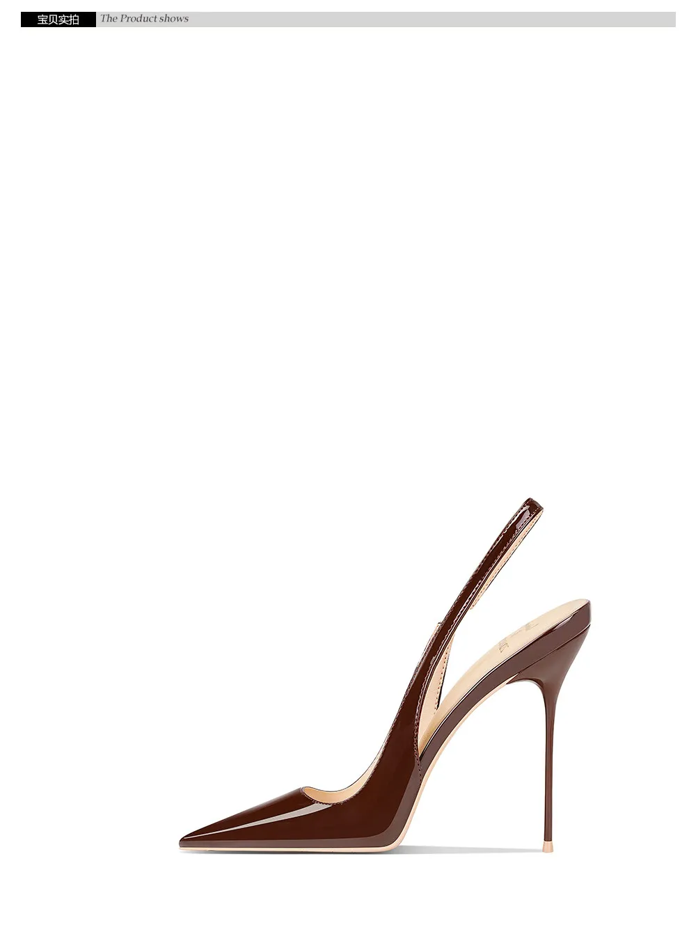 Autumn New Elegant Toe Shoes with White Pointed Toes and Slim Heels, Women's Gentle and Versatile, Showing Off Their Temperament