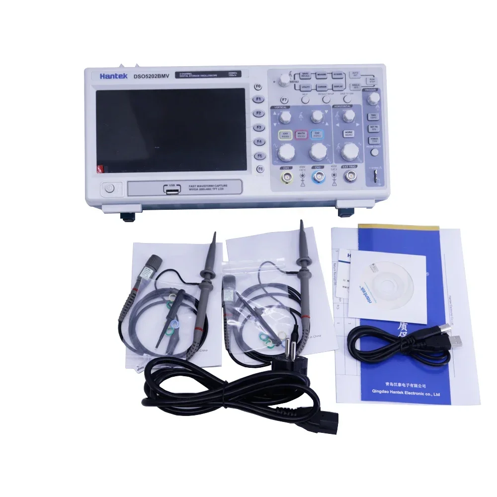 Hantek DSO5202BMV Digital Storage Oscilloscope 200MHz bandwidths 1GSa/s Real Time sample rate