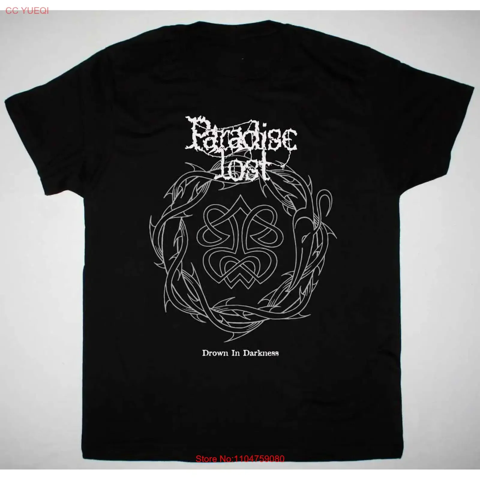 PARADISE LOST DROWN IN DARKNESS T Shirt Black S 5XL 1P0124 vintage Washed Casual Comfortable Stretched Unisex Versatile