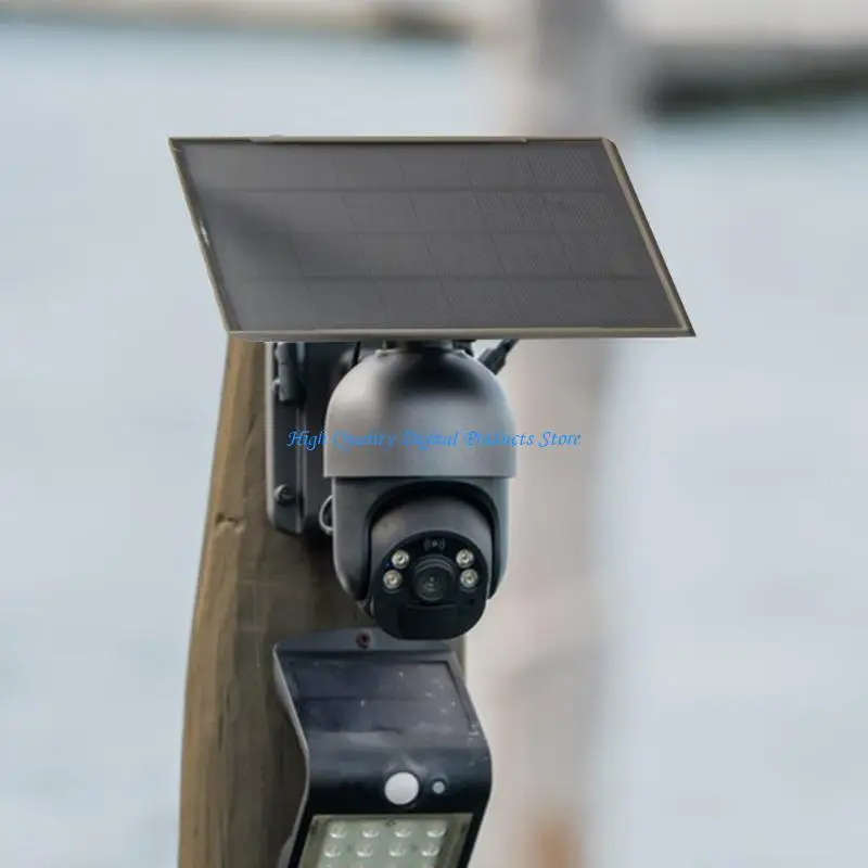 U2JE Waterproof Solar 6000mAh Solar Panel For Security Cameras Easy Setups
