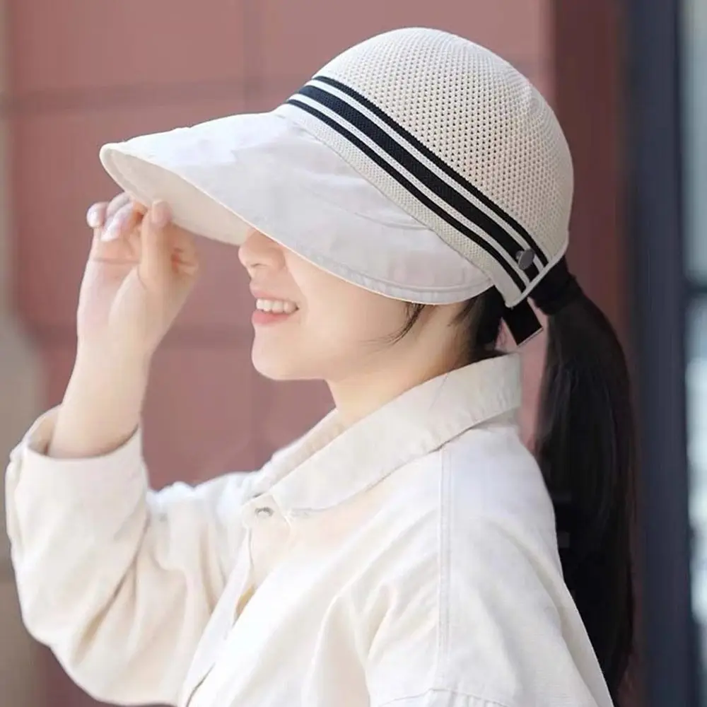 

NEW UV Protection Bucket Hat Wide Brim Breathable Sunshade Hat Foldable Beach Cap Women