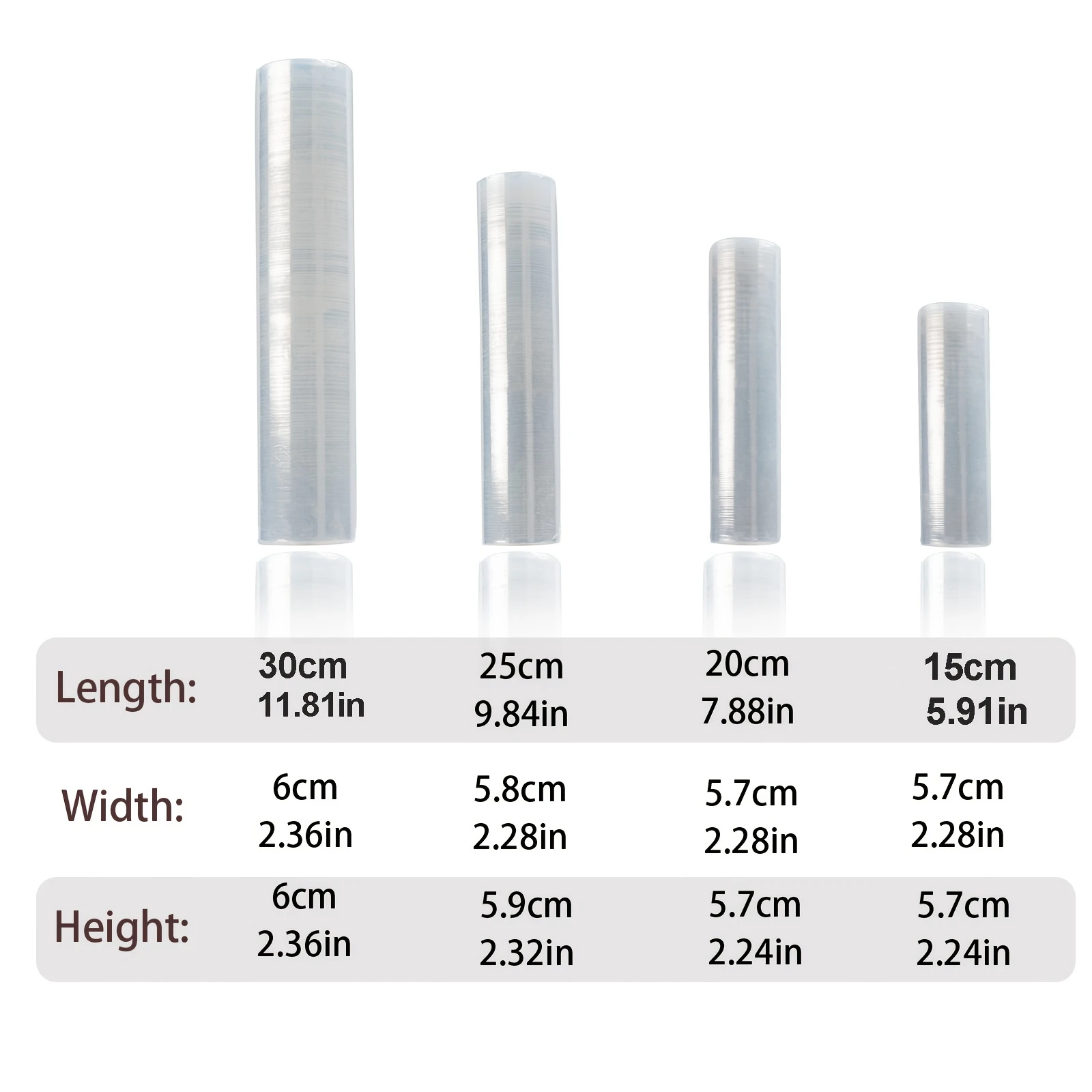 The Packaging Zone | Durable Multi-Purpose Pallet Stretch Film High-Quality Wrap (Transparent, 1 Roll)