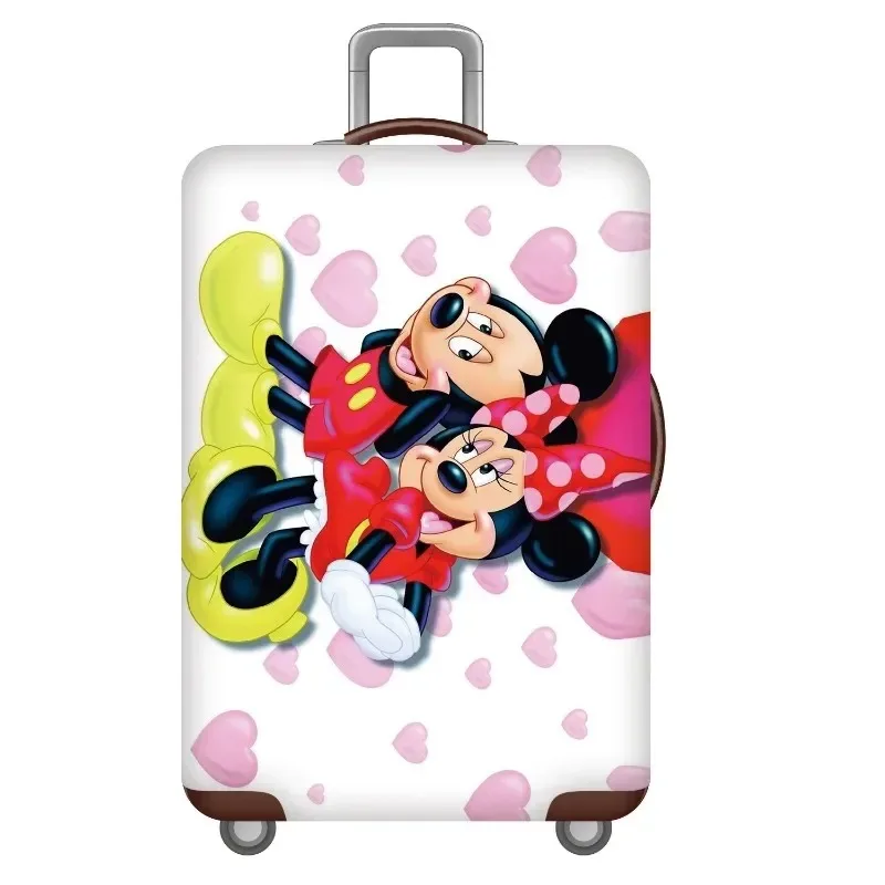 Disney Mickey Minnie Mouse Luggage Case Protector 18/20/24/28/30 Inch Thickened Donald Duck Anime Personalized Protective Cover