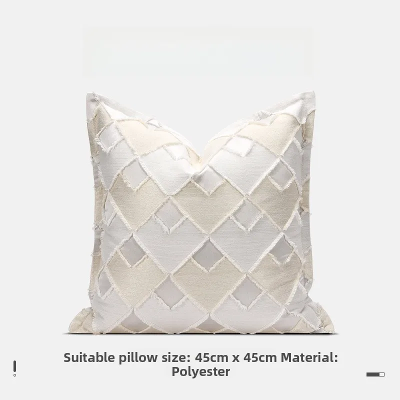 

High-End Modern Minimalist INS Style Sofa Pillow Cover with Drawstring Living Room Hotel Luxury Light Luxury Cushion Case