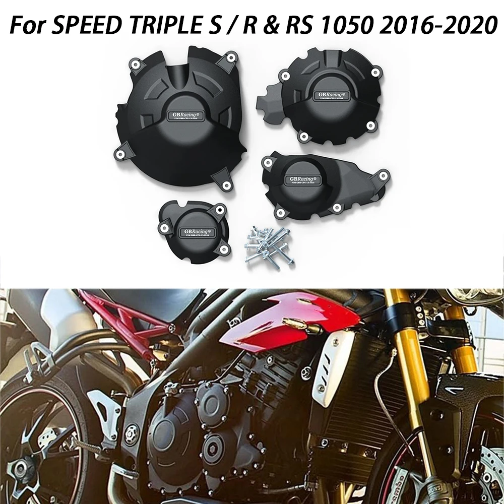 

Защитная крышка двигателя мотоцикла, защита статора, слайдер, защита от ударов для Triumph Speed Triple S R и RS 1050 16-20