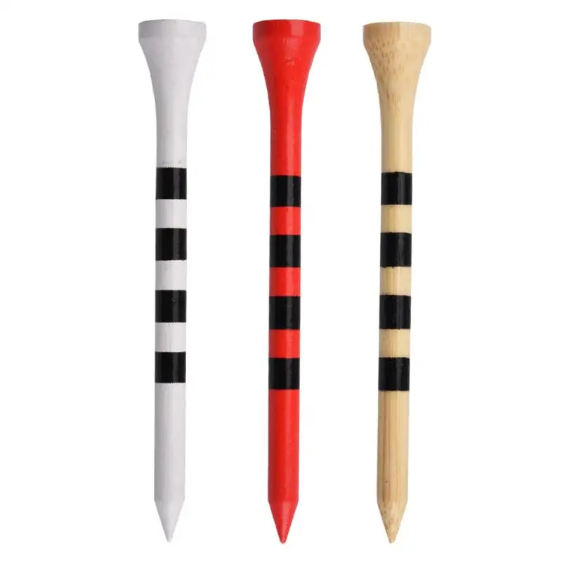 Golf Tees With Lines Portable Assorted Golf Tees Wooden Golf Mark Innovative Professional Golf Tees Golf Balls Accessories For