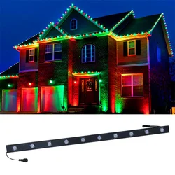 E-top USA CA illuminazione di vendita calda DC 12V 24V IP68 Outdoor Permanent Christmas Holiday Rgbw Led Pixel Point Lights