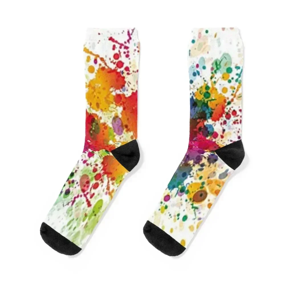 

paint splatter Socks shoes hip hop hockey Men's Socks Luxury Women's