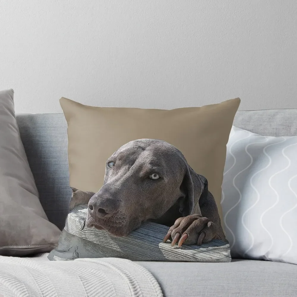 Friendly Neighbourhood Weimaraner Throw Pillow Throw Pillow Covers Sofa Decorative Covers Pillow