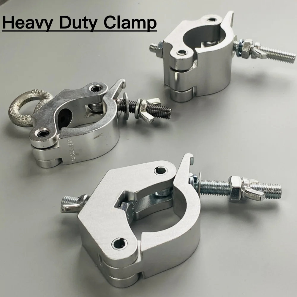 Aluminum Truss Heavy Duty Clamp 40-50mm Tube Clamps Hook Support DJ Sound Audio Stage Lighting Machine LED Moving Head 200-400KG