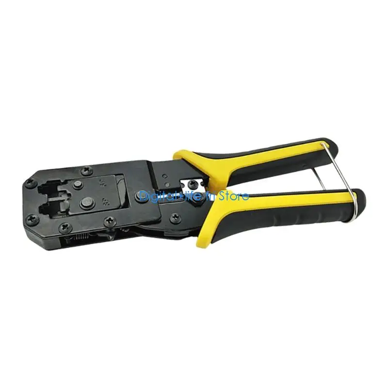 E06D MultiPurpose RJ45 Crimping Pliers Wire Stripper For Ethernet Installation