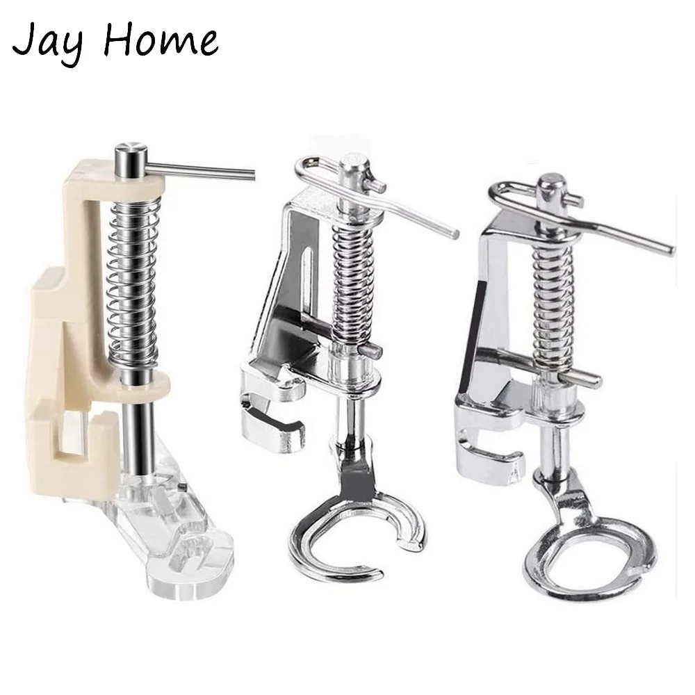 

1Pc Sewing Machine Presser Foot Quilting Embroidery Close Toe Open Toe Quilting Foot for All Low Shank Sewing Machine DIY Craft