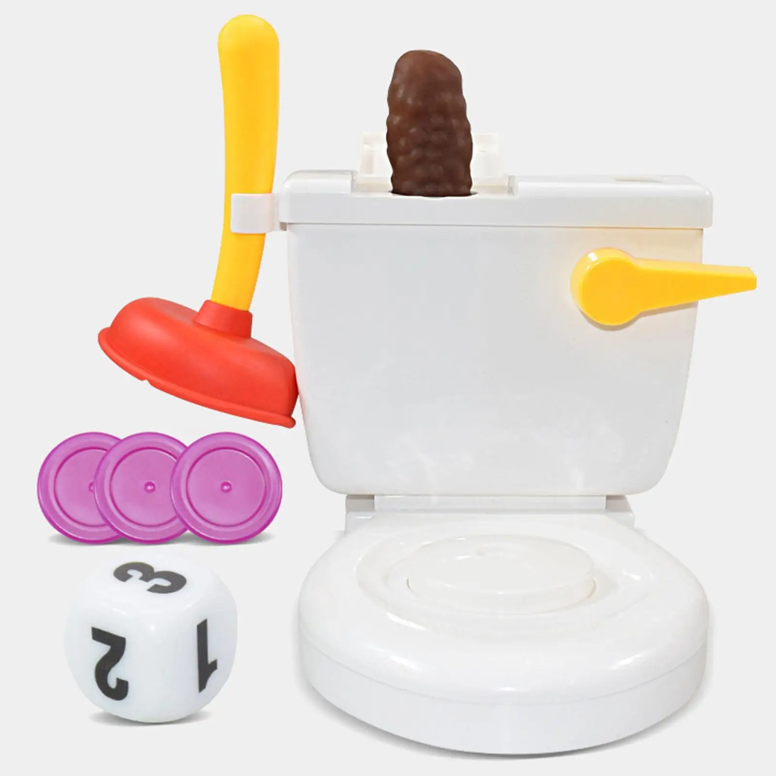 

Flushing Jet Toilet Toys Novelty Stool Spray for Board Games Boys And Girls