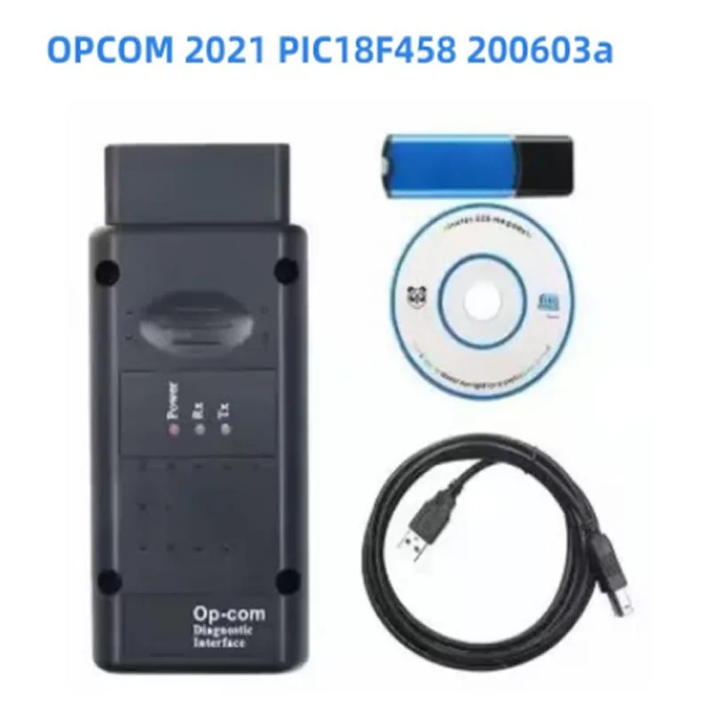 V1.95 2021 2006603a OP COM for V1.70 120309a 2014V OBD2 OP-COM Car Diagnostic Scanner Real PIC18f458 Chip OPCOM Diagnostic Tool