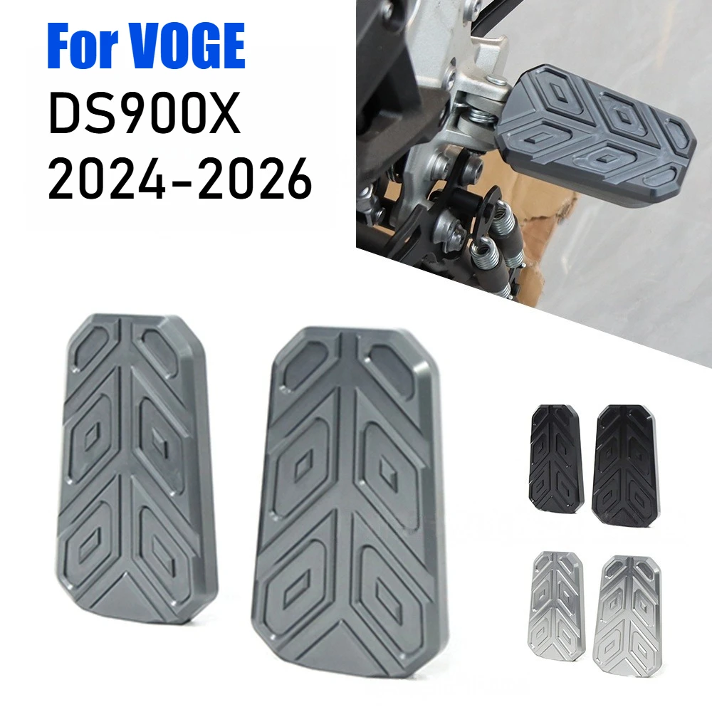 For VOGE Valico DS900X 900DSX 2024-2026 Motorcycle Footrest Billet Wide Foot Peg Extender Pedal Rest Footpegs CNC Accessories