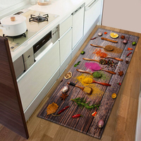 VIKAMA Creative Spice Oil-absorbing kitchen mat Front door mat Bathroommat Kitchen drain mat Summer Anti-slip Diatomaceous eartｈ