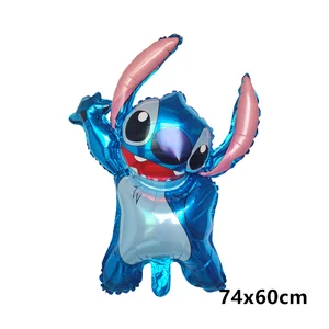 Disney-Lilo and Stitch Theme Birthday Party Balloon Decoration, Drawings, Helium Balloon, Baby Shower Supplies, Children Gifts Gifts 12 Main Sales Wedding Decoration - №1