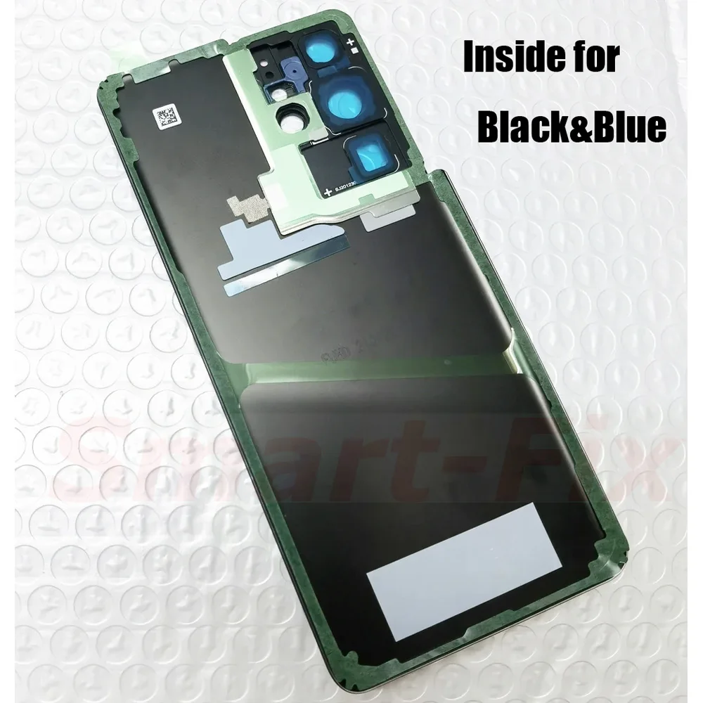 OEM Materials Glass Back Cover Case For SAM-S21 Ultra 5G S21Ultra Back Glass Rear Cover Battery Door Housing For S21Ultra