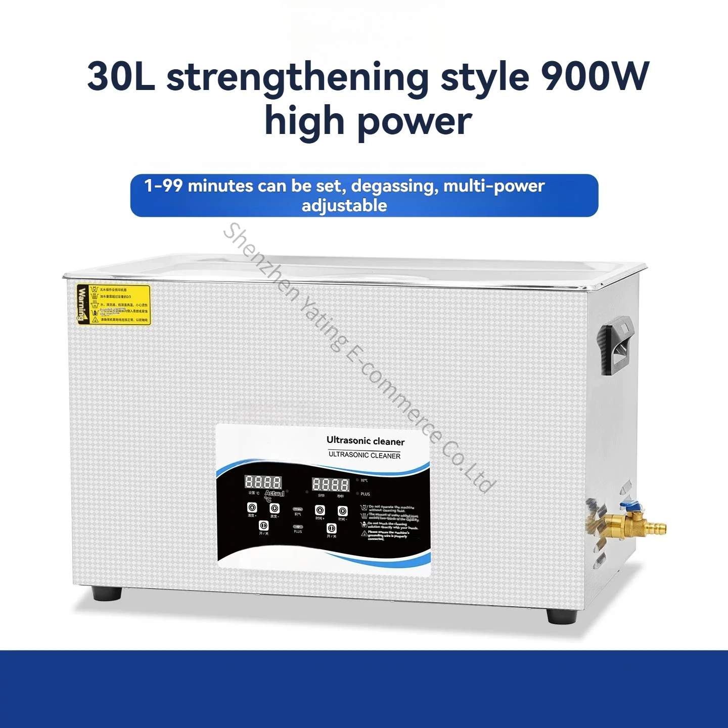 Ultrasonic Cleaning Machine Industrial Hardware Auto Parts Experimental Dental Mold Chip To Remove Oil and Rust
