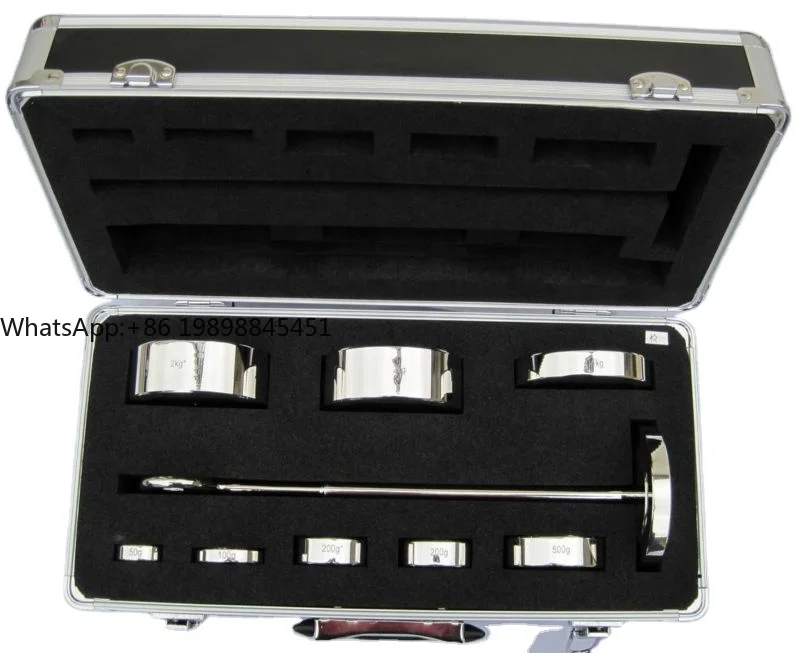 

Stainless Steel Slotted Weight F1 Class 20kg test Weight With Hanger and Base