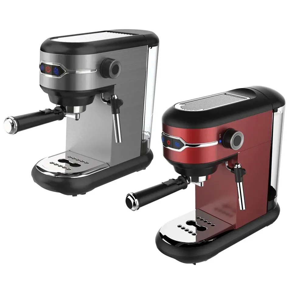Semi Automatic Hotel Home Mini Powder Brewer Expresso Coffee Maker With Cup Tray