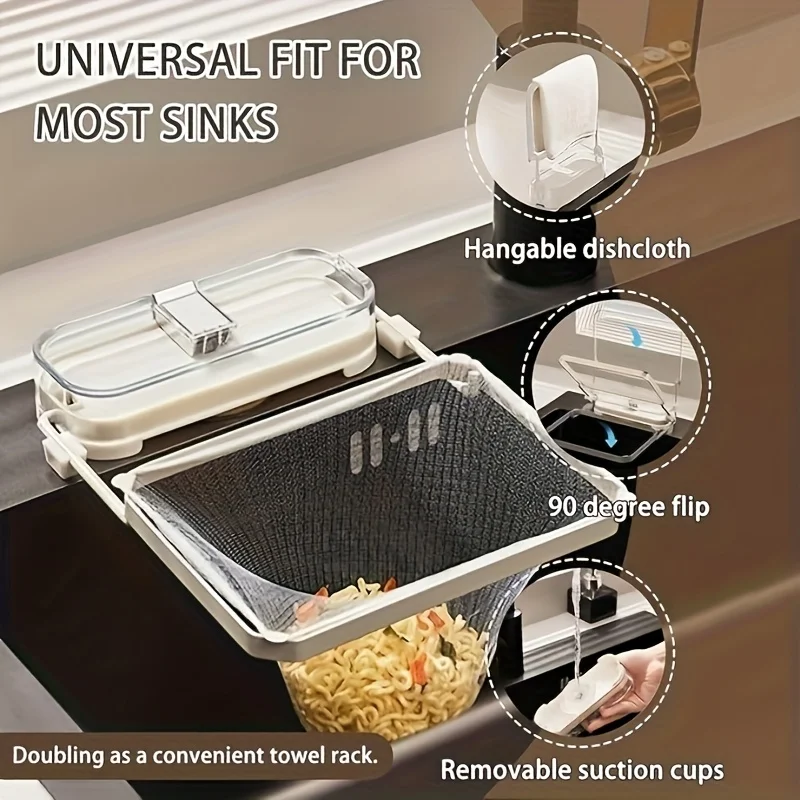 

Многофункциональная подставка-фильтр для кухонной раковины на присосках, 51 шт., для сбора пищевых отходов