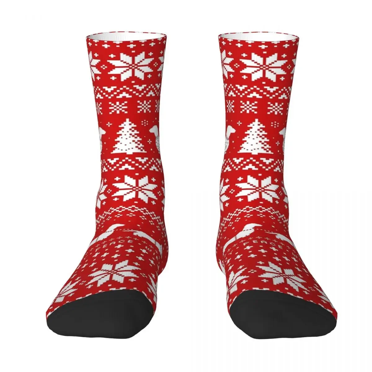 Dachshunds Christmas Socks Winter Vintage Print Stockings Leisure Women Comfortable  Design Running Sports Non-Slip 