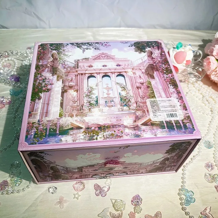 Boîte à maquillage Flower Knows édition limitée, design rose fantaisie style palais, pour la nuit d'été 1