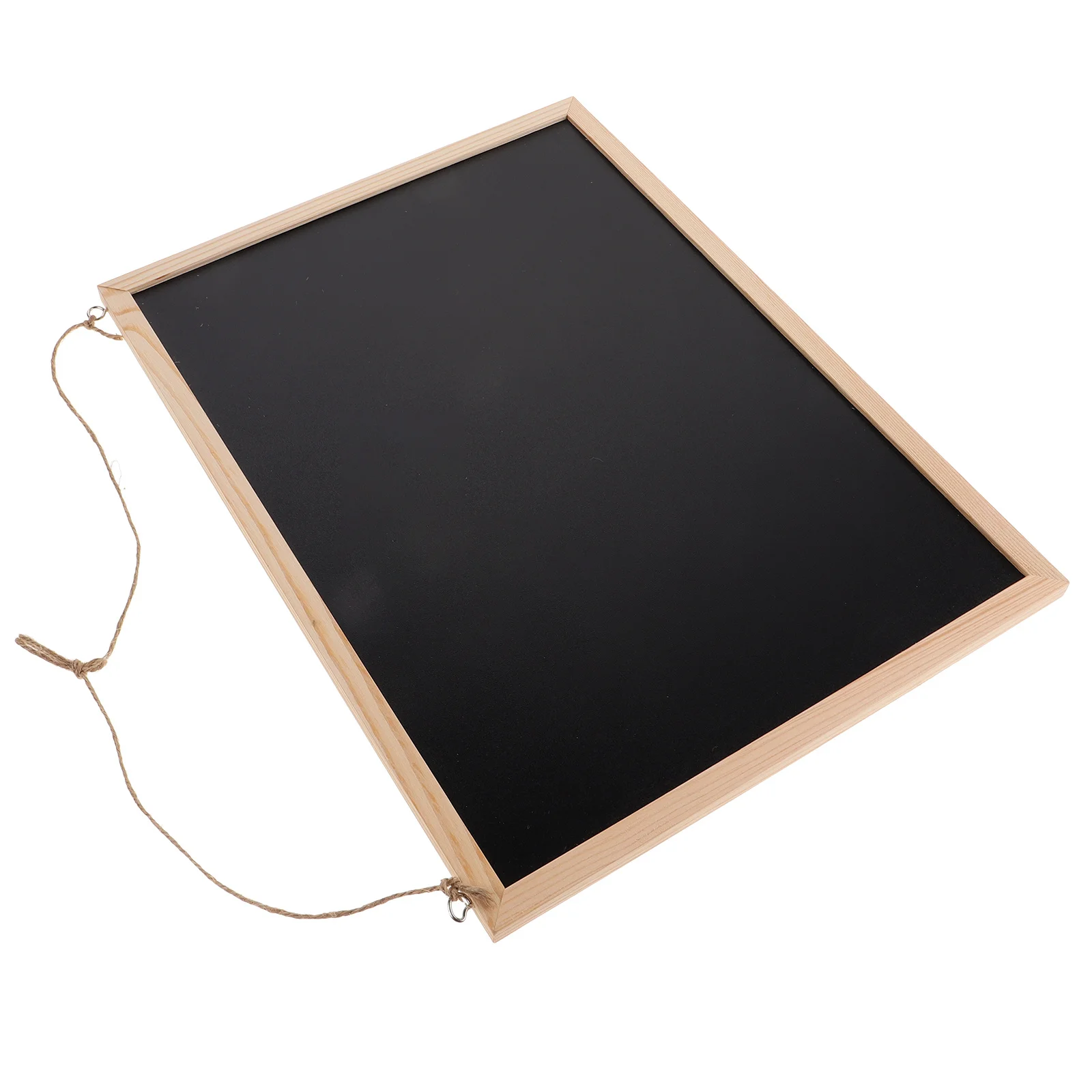 

No Magnetic Small Wooden Frame Blackboard Hanging Chalkboard for Wall Daily Reminder Office Menu Message Sign Blackboard
