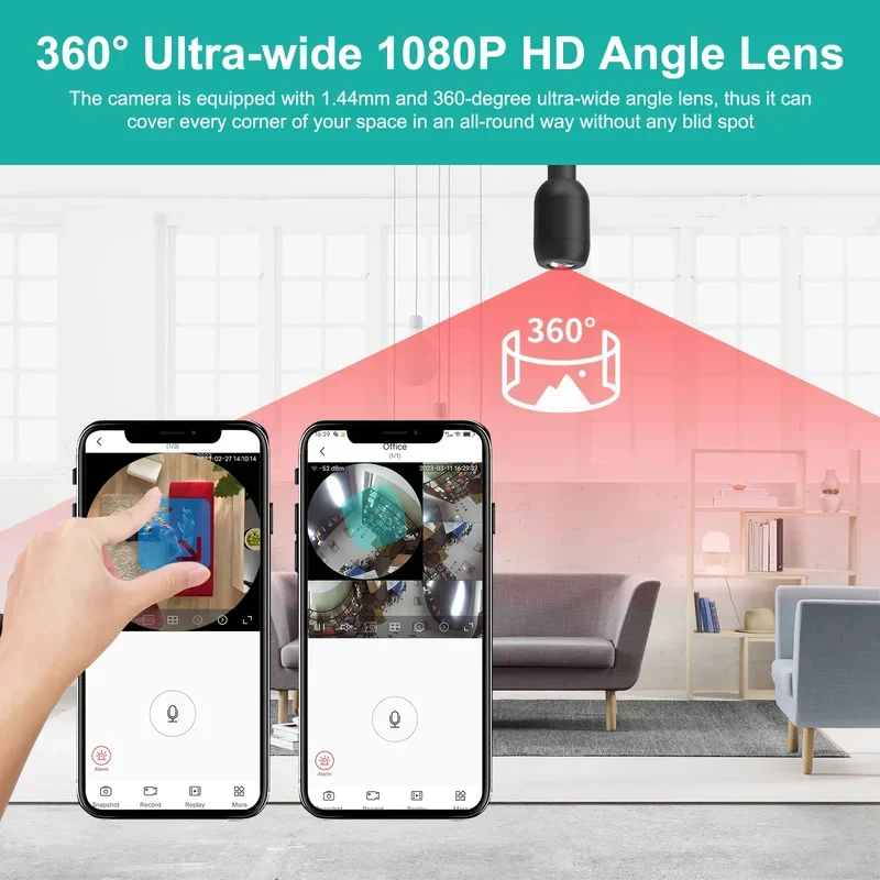 QJ700 Mini WiFi Camera HD 1080P Flexible Lens Cable 2 Way Talk Motion Detection USB Rechargeable Small Wireless WiFi Camera view 2